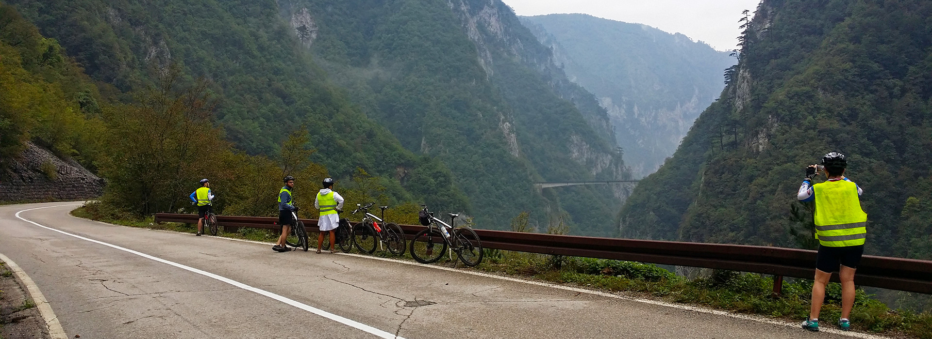 Cycling Balkans guided holiday - Piva canyon