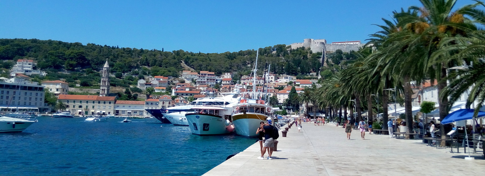 Cycling on the Dalmatian Coast guided holiday - Town of Hvar