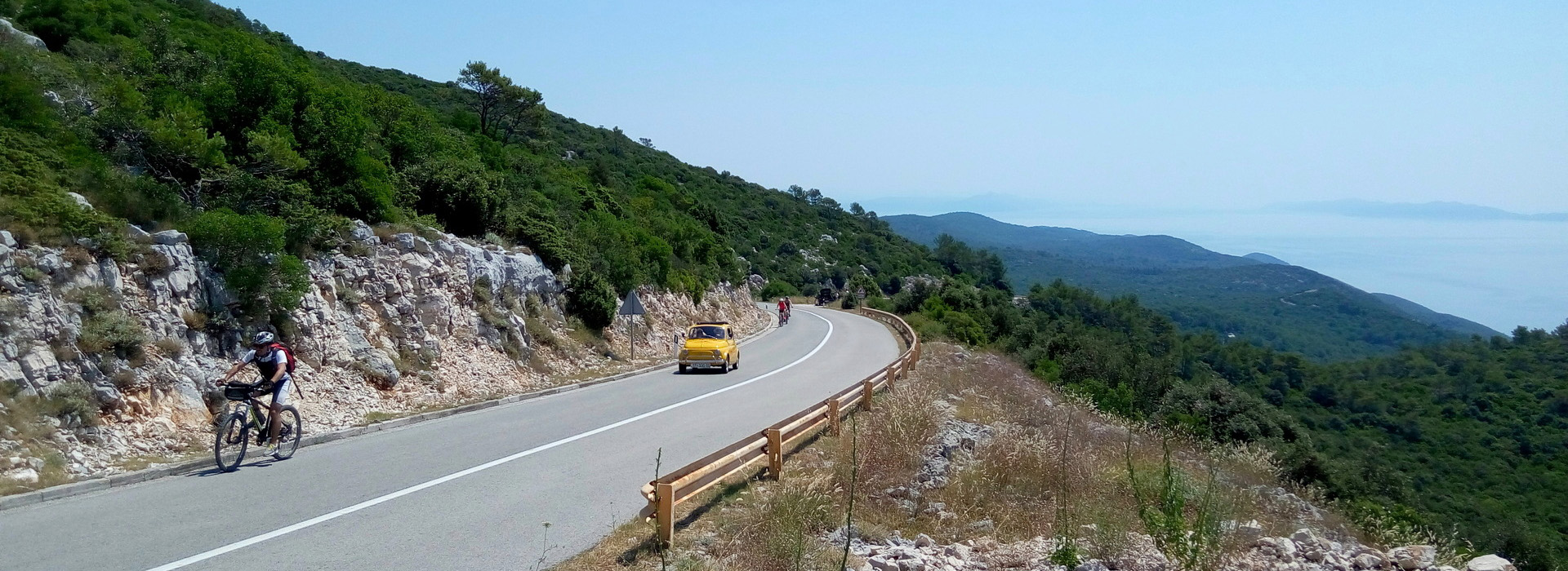 Cycling on the Dalmatian Coast guided holiday - Korčula