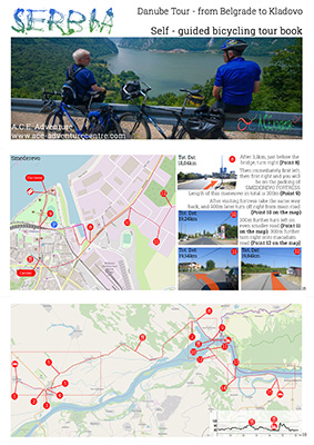 Self-guide book Danube cycling holiday