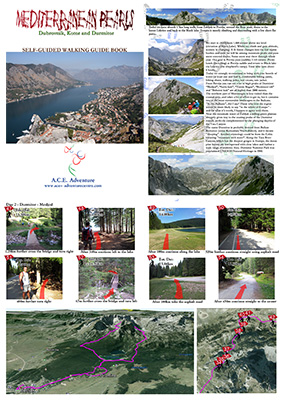 Self-guide book Montenegro walking holiday