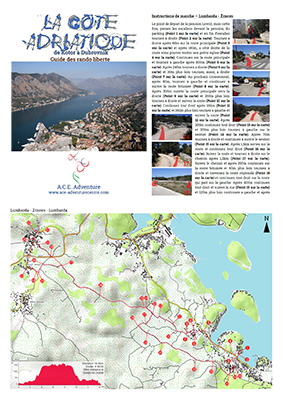 Self-guide book Montenegro and Croatia walking holiday
